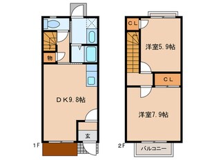 ネクストハタマの物件間取画像